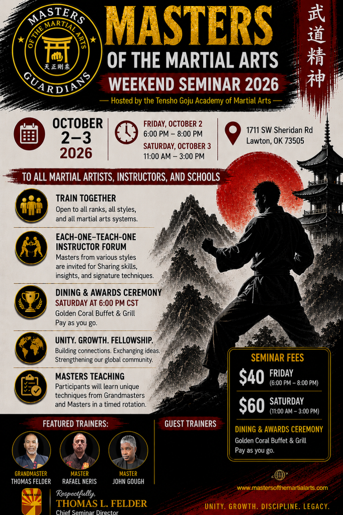 masters of the martial arts 2026