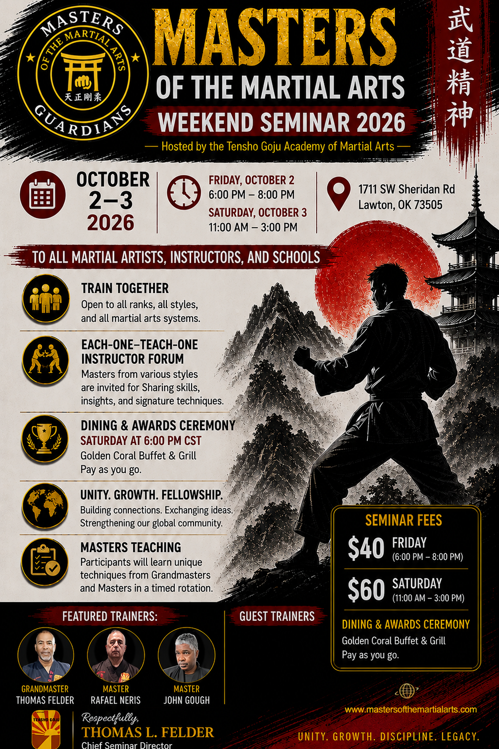 masters of the martial arts 2026