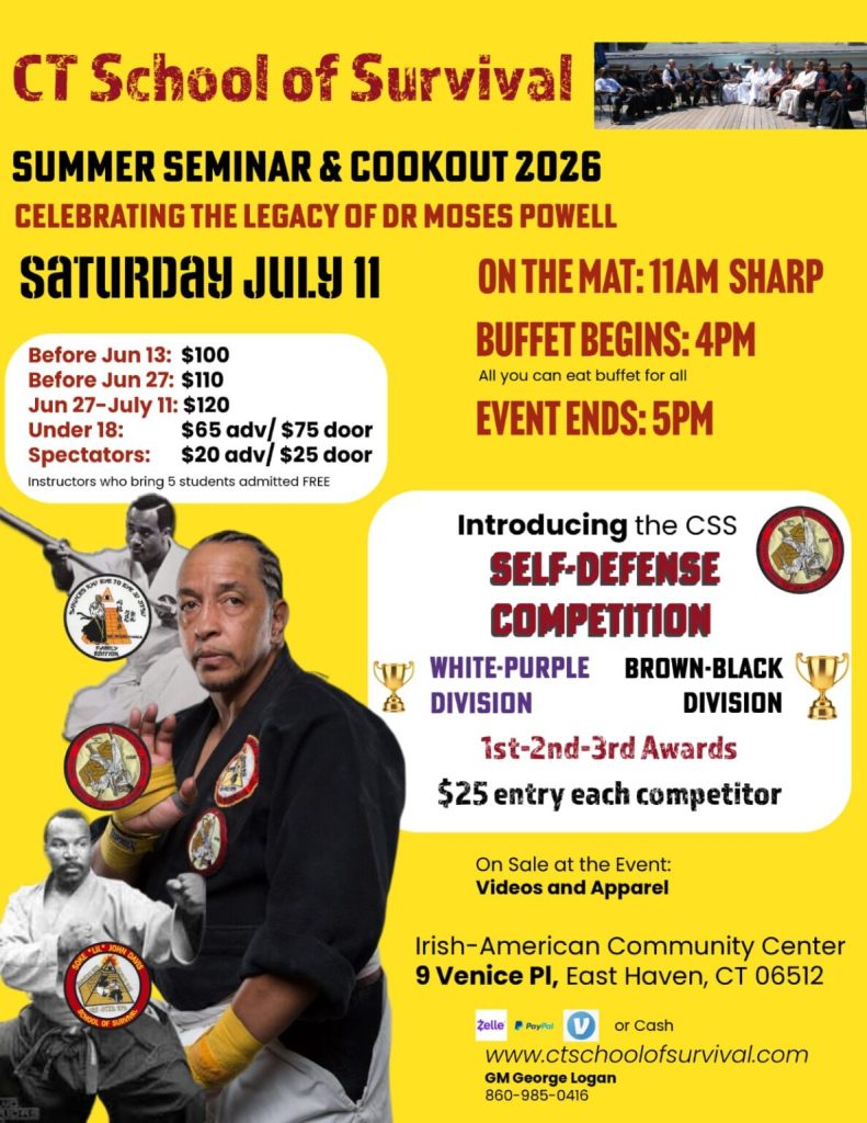 Masters of the Martial Arts ct sos summer seminar and cookout 2026